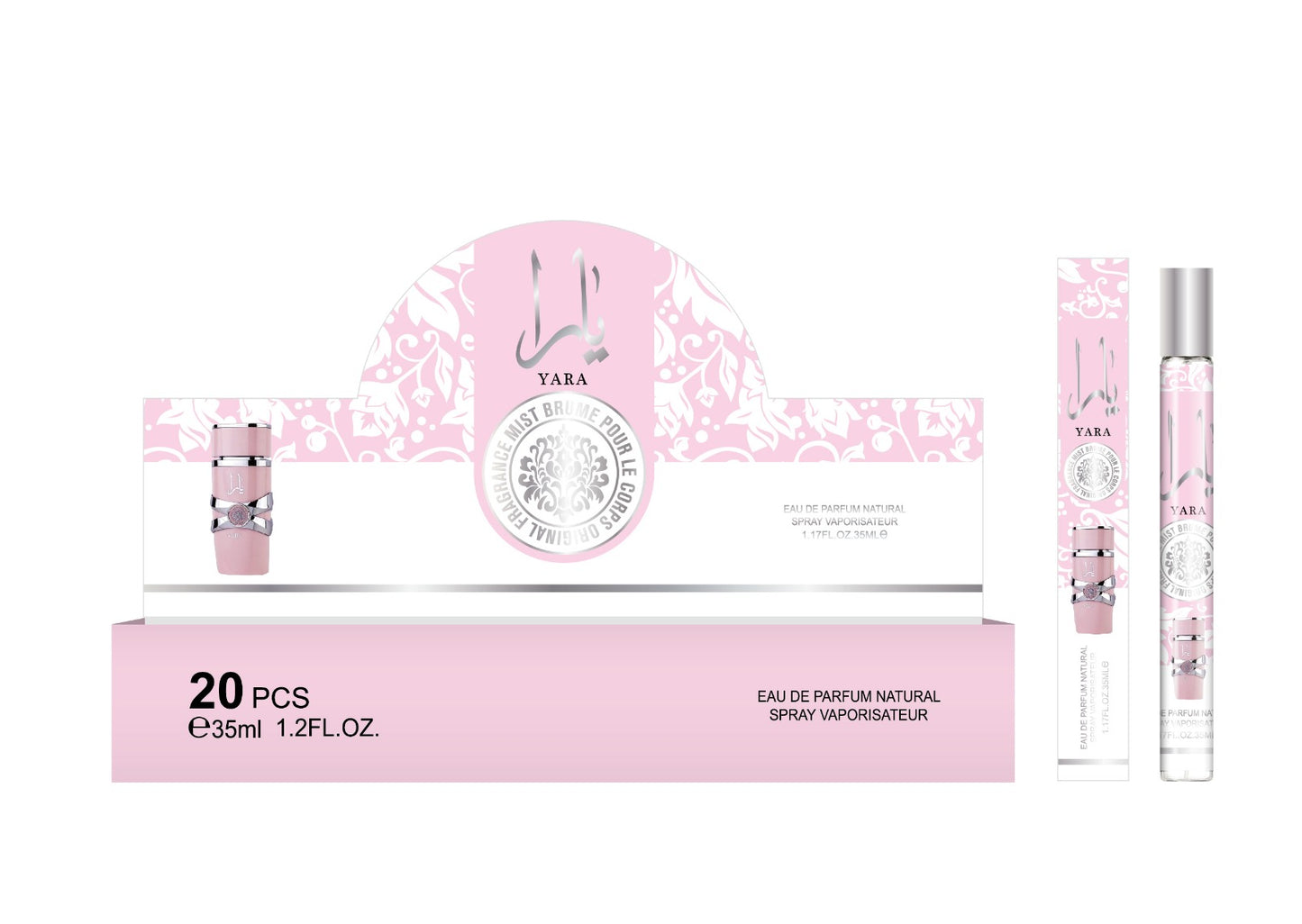 Yara pack de 20 pcs 33ml