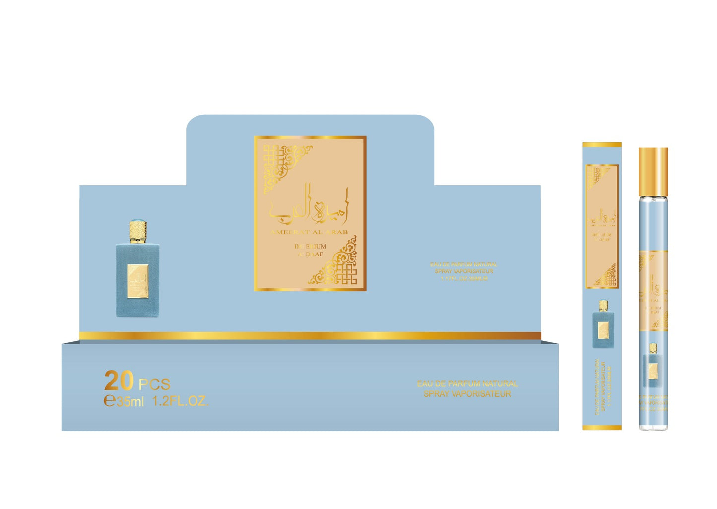 Ameer amprium pack de 20 pcs 33ml